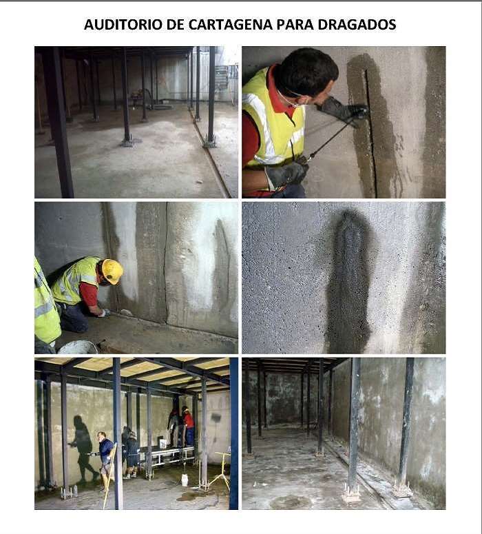 Reparación de filtración de agua por nivel freático en Cartagena