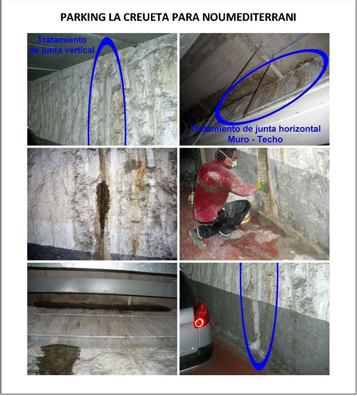 Filtraciones de agua por nivel freático en Cartagena y Murcia