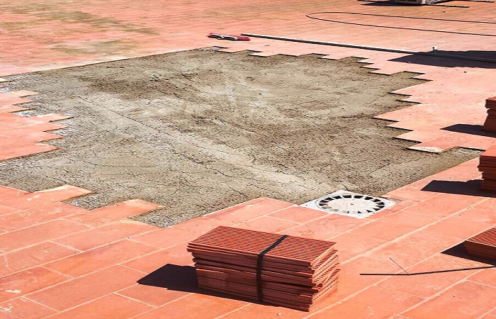 Trabajos colocacion losas albañiles